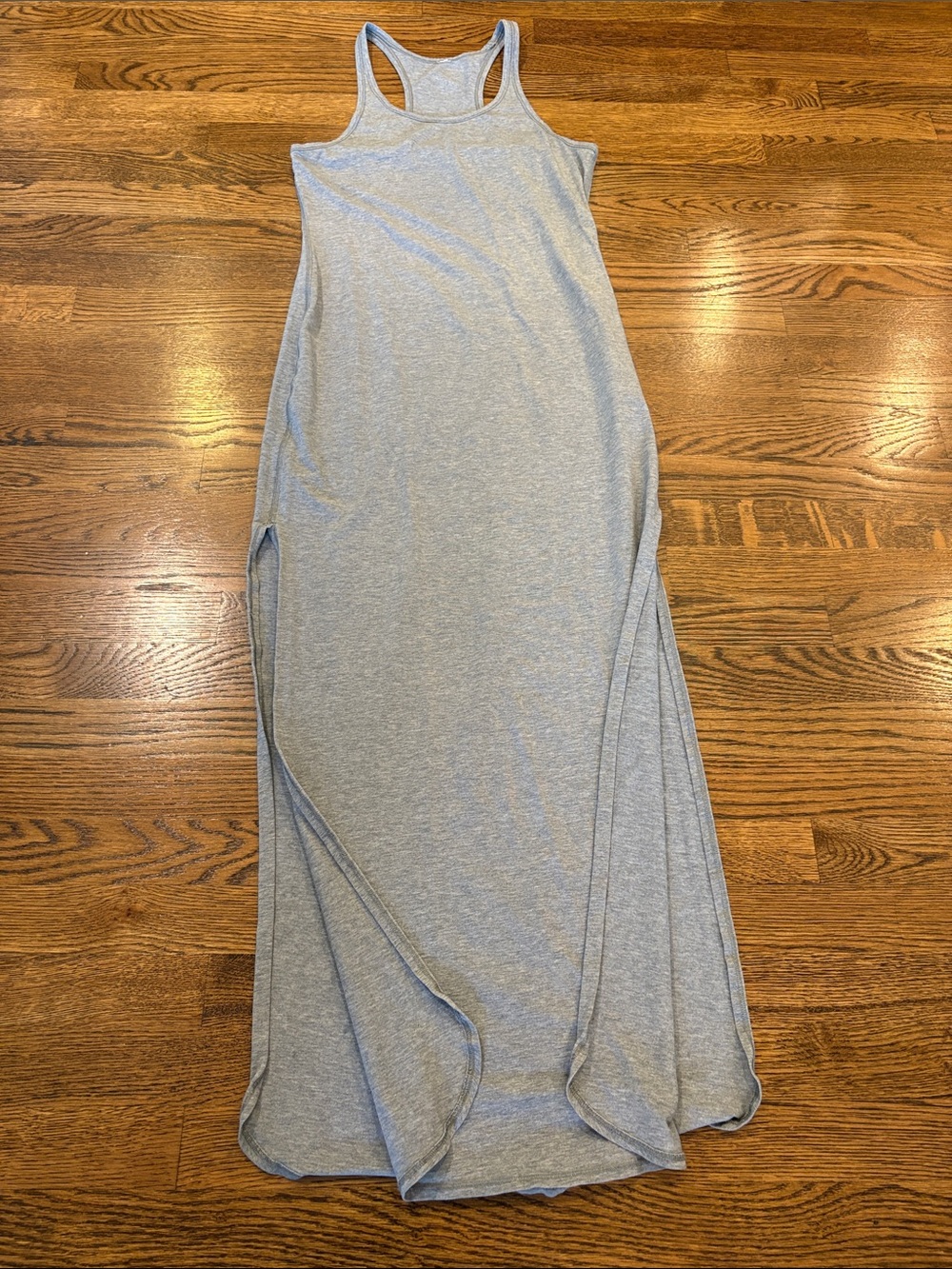 Lululemon Women's Racerback Maxi Dress in Light Gray, 6 or 8
